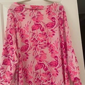 Lilly Pulitzer 3/4 sleeve blouse size XL